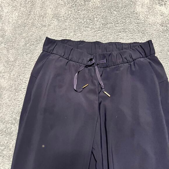 Lululemon Pants Womens 6 On The Fly 27"  Travel Performance Blue W5AHOS - Picture 2 of 9